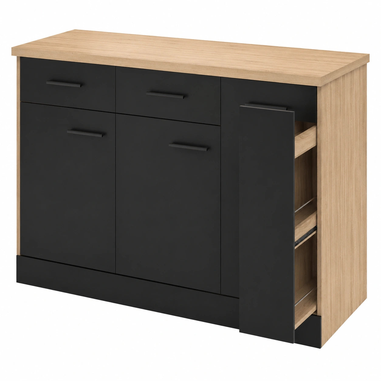 ilot-de-cuisine-avec-rangement-et-plan-de-travail-bois-et-noir-ldeil10265gi