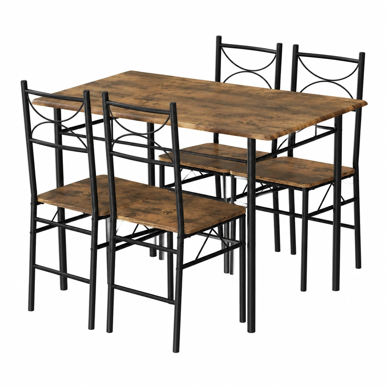 table-a-manger-avec-chaises-pour-quatre-personnes-bois-et-metal-couleur-marron-rustique-qwjtr10205yn